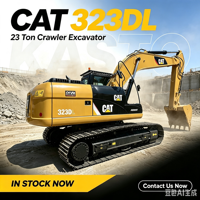 Excavadora de cadenas usada Caterpillar CAT323D2L 323D 2024, Bolivia Iquique, Mitsubishi 3066, 23 toneladas de peso operativo
