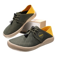Nouvel Arrivage Transfrontalier : Chaussures Homme Respirantes à Bout Large, Style Minimaliste, Baskets Décontractées Sans Lacets