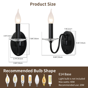Factory New Arrival Art Decoration Design E14 Candle Base <b>Wall</b> <b>Light</b> Lamps <b>Sconces</b> for Bedroom - Product Image 4