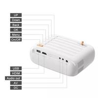 Whocom T3A prend en charge le Mini projecteur 1080P pour écran de cinéma à domicile projecteur à faisceau LED Portable avec WIFI Smart Tv