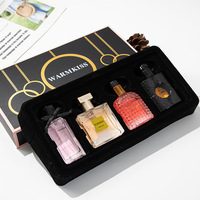 Coffret de 4 parfums féminins best-sellers transfrontaliers, longue tenue, parfum léger, floral, orchidée, laiteux, idéal pour un cadeau