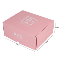 Boîtes cadeaux et d'expédition personnalisées avec logo imprimé en rose, embossées, écologiques, durables, rigides, en carton ondulé, vente en gros d'usine