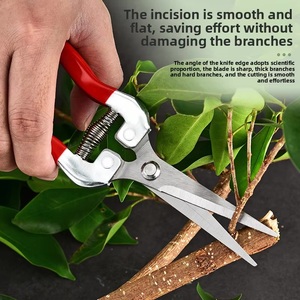Chất lượng cao cấp công nghiệp vườn <span class=keywords><strong>pruner</strong></span> lưỡi thép không gỉ kéo với cắt trái cây khóa an toàn - Product Image 4
