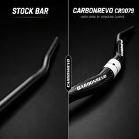 Guidon de trottinette électrique Carbonrevo en aluminium pour la conduite tout-terrain, pièce de mise à niveau légère, ajustement parfait