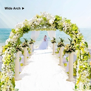 Décoration de fête porte d'escalade plante noire <span class=keywords><strong>arche</strong></span> de mariage Pergola jardin <span class=keywords><strong>arche</strong></span> de Rose <span class=keywords><strong>en</strong></span> métal - Product Image 5