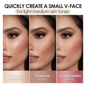 Iluminadores Multicolores de Marca Privada, Altamente Pigmentados, Iluminador Facial con Brillo de Hada, Barra Mate, <span class=keywords><strong>Bronceador</strong></span> Mineral - Product Image 4