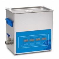 Pembersih Ultrasonik Elektrik 45/80/100kHz Frekuensi Dapat Diatur Layar Digital Timer Fungsi Pemanas Pengoperasian Mudah UC-20SDII