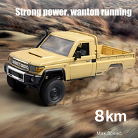 Camionnette RC tout-terrain 4x4 2,4 GHz 1/12 pour enfant, voiture télécommandée, jouet RC tout-terrain