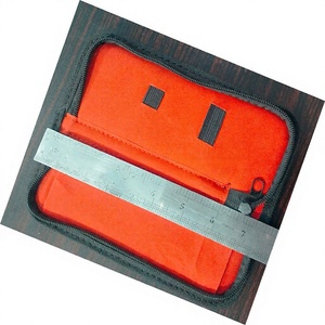 Estuche para Tijeras de Peluquería y Belleza, Personalizado, Sostenible, de PVC y Cuero PU, con Cierre, para 1 Tijera, Color Negro - Product Image 1