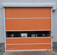 Nouveau design populaire Porte intérieure automatique à volets roulants en PVC Portes sectionnelles à grande vitesse