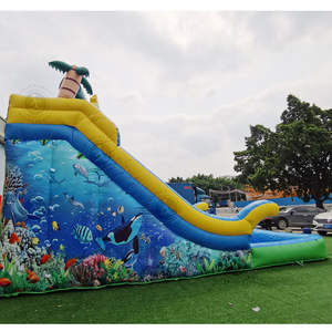 <span class=keywords><strong>Toboggan</strong></span> aquatique <span class=keywords><strong>gonflable</strong></span> commercial d'<span class=keywords><strong>occasion</strong></span> pas cher pour enfants et adultes, modèle palmier haut, idéal pour la vente en gros et les jardins. - Product Image 4