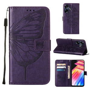 Funda de cuero con tapa de PU de mariposa grande para Infinix Zero 20-X6821/Note 30 5G-X6711/Note 12i 2023-G85 - Product Image 3