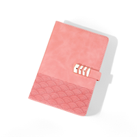 Carnet de notes en cuir PU de haute qualité avec logo en relief A5 avec sangles, étui à stylos, journal, carnet, couverture rigide, logo imprimé