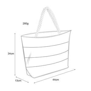 Nouveauté 2025 Sac fourre-tout en toile écologique personnalisé Sac de plage en coton naturel - Product Image 3