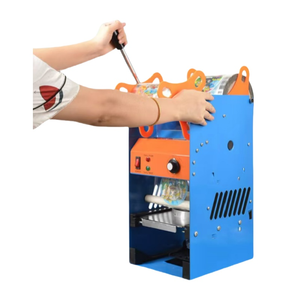 New Semi-Automatic Manual Cup Sealing <b>Machine</b> for <b>Plastic</b> Yogurt Bubble Tea Jelly Boba Milk Cups Professional Cup Sealer <b>Machine</b> - Product Image 1