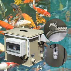 Cowater <span class=keywords><strong>prix</strong></span> d'usine 2640 GPH filtre à tambour rotatif avec <span class=keywords><strong>lampe</strong></span> <span class=keywords><strong>UV</strong></span> 220V système de traitement de l'eau <span class=keywords><strong>pour</strong></span> étangs Koi et piscicultures - Product Image 2