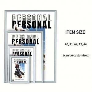 Marco a presión de aluminio de 25 mm personalizado con perfil A1 A2 A3 A4 A0 para pósteres de interior, montado en pared con esquina ingletada - Product Image 2