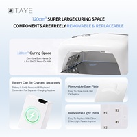 Lámpara de Uñas Profesional de Alta Calidad, Recargable, de Curado Rápido, Luz UV LED para Esmalte de Uñas en Gel
