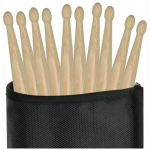 Bolsa de Transporte para Baquetas, Cepillos y Mazos, Capacidad para 10 Pares, Dos Correas para Fijar al Kit de Batería o Instrumentos Musicales, Muestra Gratuita - Product Image 2