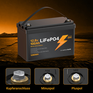 <span class=keywords><strong>Batterie</strong></span> au lithium 12V 100Ah à décharge profonde, étanche IP67, LiFePo4, 1280Wh, pour camping, camping-car, <span class=keywords><strong>bateau</strong></span>, système solaire (stock UE) - Product Image 6
