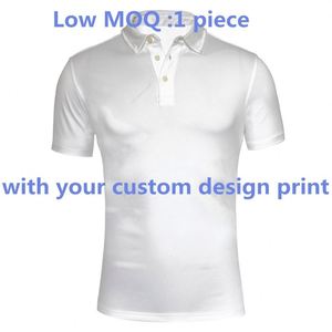 Magliette Polos sportive traspiranti da uomo estive e Casual da uomo in morbido tessuto leggero camicie Polos stampate da palme e da spiaggia - Product Image 5
