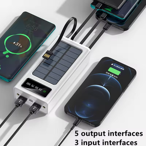 Vente <span class=keywords><strong>en</strong></span> gros portable de voyage avec câble double port d'entrée USB double banque d'énergie solaire haute capacité 30000mah - Product Image 4
