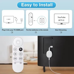 Nouvelle télécommande vocale durable pour <span class=keywords><strong>Google</strong></span> <span class=keywords><strong>Chromecast</strong></span> avec <span class=keywords><strong>Google</strong></span> TV, remplacement pour G9N9N, avec boutons Netflix et <span class=keywords><strong>YouTube</strong></span>. - Product Image 6