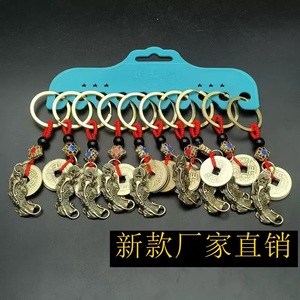 Porte-clés en alliage de gourde, pendentif en métal, décoration intérieure de voiture, cadeau pour amis et camarades de classe - Product Image 2