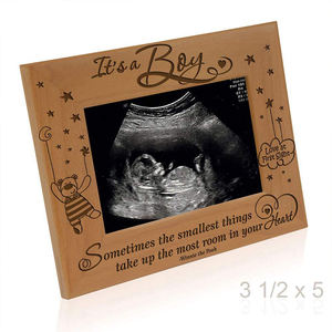 Echt Elzenhouten <span class=keywords><strong>Frame</strong></span> 5X7Inch 6X8 8X10Inch Natuurlijke Kleur Baby Echografie Beuken Hout Foto Fotolijst Als Festival Geschenken - Product Image 3