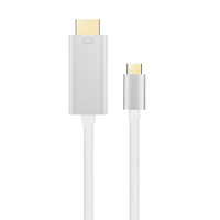 Cable USB Tipo C a HDMI HDTV 4K 60Hz 1.5m, Adaptador Tipo C a HDMI