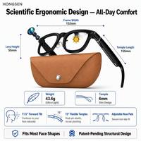 Lunettes intelligentes avec étui de charge, caméra 4K, commande vocale, traduction en temps réel, enregistrement photo et vidéo, assistant vocal IA, IP67