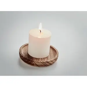 PENTAS <b>candle</b> wood base personalized merchandising - Product Image 1