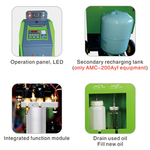 <span class=keywords><strong>AMC</strong></span>-200 Machine de récupération et de recharge de réfrigérant pour climatiseur <span class=keywords><strong>automobile</strong></span> A/C R134a & R1234yf - Product Image 3