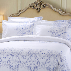 Biancheria da letto Hotel 100% Set stampato in cotone, foglio stampato da <span class=keywords><strong>sogno</strong></span>/copripiumino/federa - Product Image 2