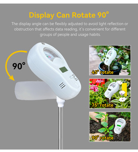 Testador Digital de Solo Wanbang ST 09 de Alta Sensibilidade 6 em 1 <span class=keywords><strong>Detector</strong></span> de PH Umidade Fertilidade Temperatura Umidade Luz Solar - Product Image 2