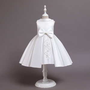 strapless open back dress Dresses Kids Party For Girl Dress Children Girls Clothes 2-6Y Long Sle main image 0