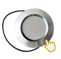 Mémoire 12V 24V contrôle tactile plafonnier Dimmable 68mm camping-car Smart 10-30V petite lampe dôme mémoriser de haute qualité