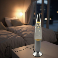 Projecteur LED universel clignotant avec prise USB en verre pour décoration intérieure contemporaine, entrée 5V, taille moyenne, pour usage en pièce.