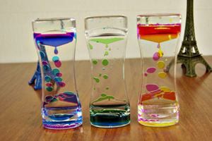 Жидкий Таймер сенсорный визуальный пузырь песочные часы гравитационные научные игрушки жидкий пузырь движения для домашнего декора - Product Image 5