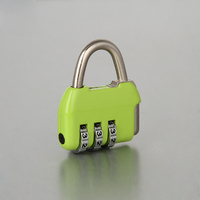 Stock d'usine HA806 casier de gymnastique cadenas à combinaison en zinc serrure à 3 chiffres bagages Candado bon pour le stockage dans la salle de sport