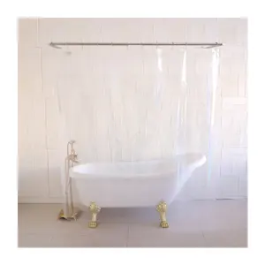 180x180cm hızlı kuru çin tarzı su geçirmez özel lazer duş perdesi