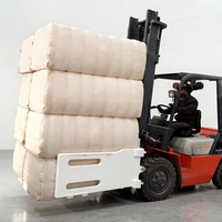 Nouvelle pince anti-roulement RJ25ST 2,5 tonnes pour chariot élévateur, sans guidage, pour emballages souples, déplacement latéral, coton, laine, papier usagé, manutention sans palette