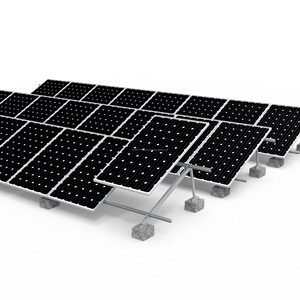 ระบบบัลลาสต์อลูมิเนียมที่ทนทานอเนกประสงค์สำหรับโมดูลพลังงานแสงอาทิตย์บนดาดฟ้าติดตั้งได้อย่างรวดเร็วบนหลังคาคอนกรีตแบบอเนกประสงค์ - Product Image 1