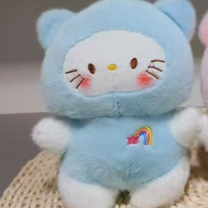Peluche de Gato Azul de Anime, Juguete de Peluche Súper Suave con Función de Alivio del Estrés con Melodía para Niños Unisex - Product Image 1