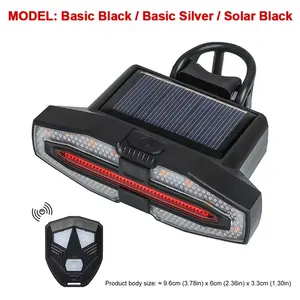 Feu arrière à télécommande <span class=keywords><strong>pour</strong></span> vélo <span class=keywords><strong>de</strong></span> route et <span class=keywords><strong>de</strong></span> montagne, clignotant, rechargeable, étanche, <span class=keywords><strong>pour</strong></span> le cyclisme en extérieur - Product Image 2