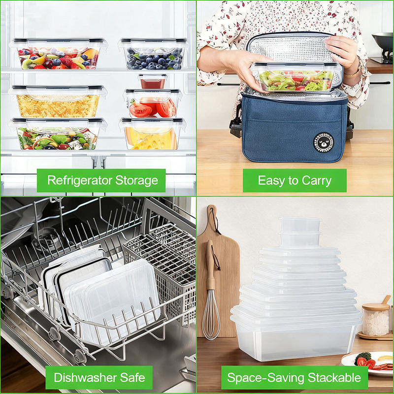Wholesale high-quality PP food sealed box kitchen refrigerator fruit ...