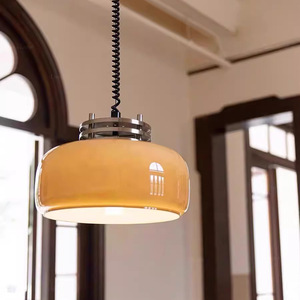 New Nordic Vintage Pendant <b>Light</b> Wabi-Sabi Style Retractable for <b>Dining</b> Room Bedroom Island Japanese Chandeliers Pendant <b>Lights</b> - Product Image 3