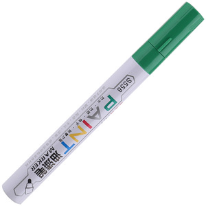 Deli S558 Paint Marker Oil Based Permanent Ink 12 Cm For Glass Plastic Metal Wood Tire Sign In Photo Album Graffiti - Product Image 5