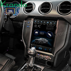 10.4 pouces Tesla Style Android Navigation pour <span class=keywords><strong>Ford</strong></span> <span class=keywords><strong>Mustang</strong></span> 2015-2020 voiture multimédia Radio stéréo lecteur sans fil CarPlay DSP 4G - Product Image 5