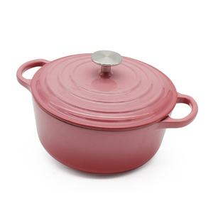 Casserole <span class=keywords><strong>en</strong></span> <span class=keywords><strong>fonte</strong></span> émaillée Bright Houseware, 22 cm, design europé<span class=keywords><strong>en</strong></span>, deux poignées, option de logo personnalisé, couvercle inclus - Product Image 6